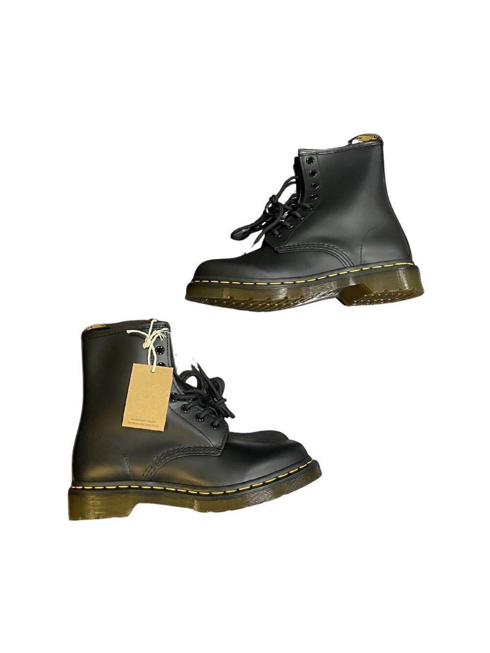 Dr. Martens AirWair 1460 Smooth Leather 8 Hole Lace up Boots SZ W 8 Combat Punk